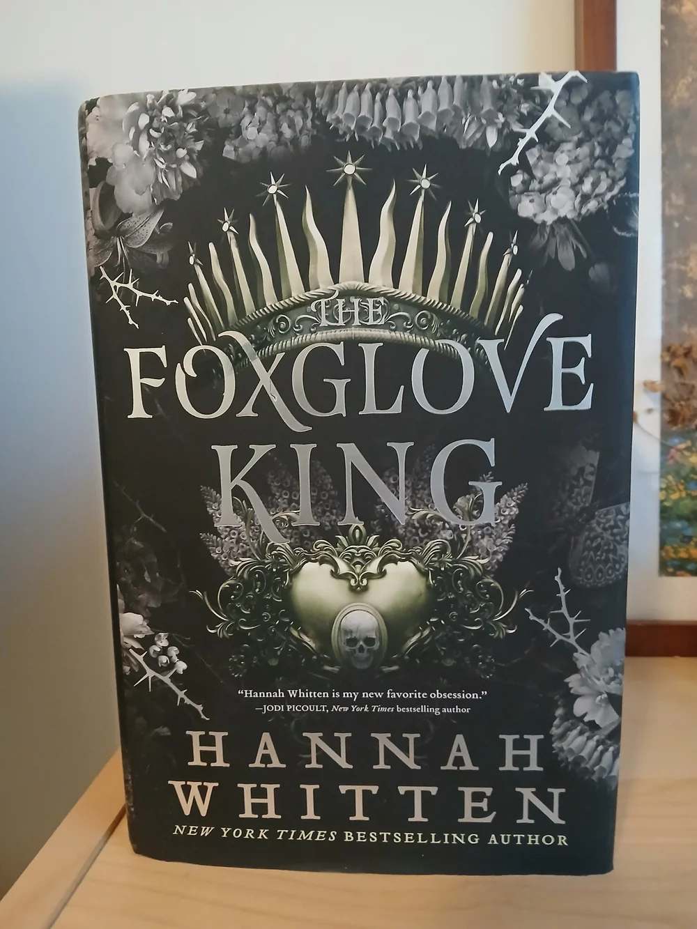 The Foxglove King by Hannah Whitten - Black & Gold Hardcover